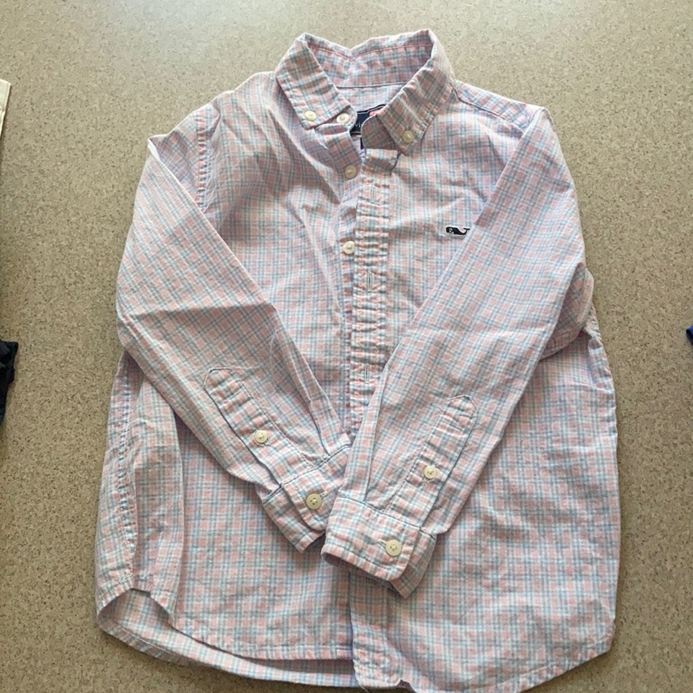 Vineyard Vines Whale Shirt, size 5